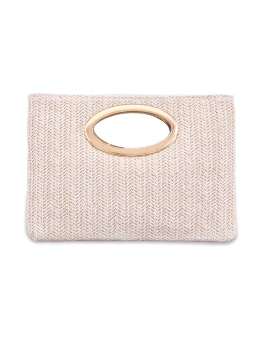 Woven Straw Clutch Purse for Women Crossbody Evening Handbag